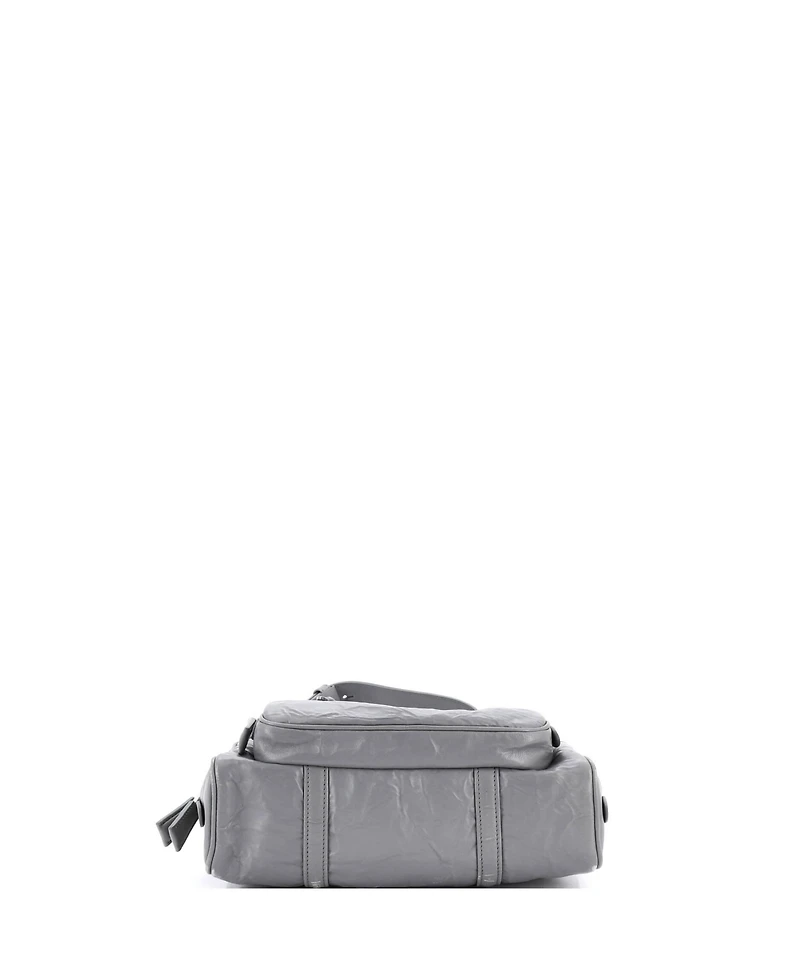 Pre-Owned Prada Re-Edition 2001 Top Handle Shoulder Bag Nappa Antique