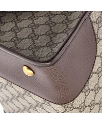 Pre-Owned Gucci Large Ophidia Cut Out Handle Tote Gg Coated Canvas