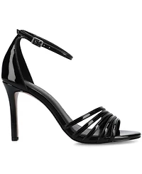 Journee Collection Women's Fecility Metallic Ankle Dress Sandals