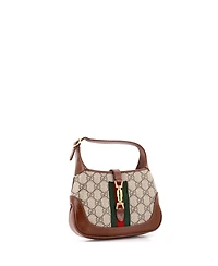 Pre-Owned Gucci Mini Jackie 1961 Hobo Gg Coated Canvas