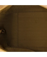 Pre-Owned Loewe Compact Monochrome Hammock Bag Leather with Logo Jacquard Strap