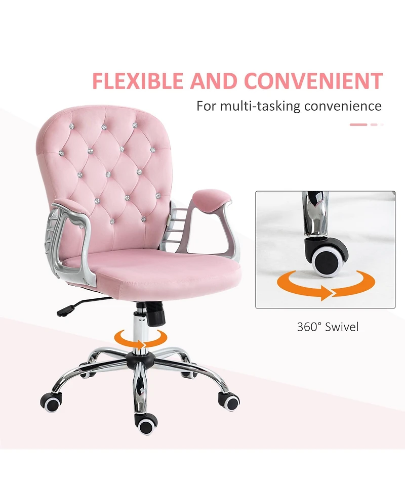 Rainsken Velvet Office Chair