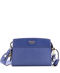 Pre-Owned Prada Small Esplanade Crossbody Bag Saffiano with City Calf