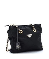 Pre-Owned Prada Re-Edition 1995 Chain Tote Quilted Re-Nylon