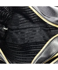 Pre-Owned Prada Double Zip Camera Bag Vitello Daino