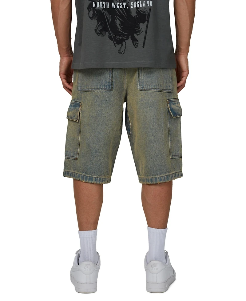 Good For Nothing Plus Cargo Denim Shorts