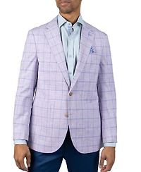 Tailorbyrd Men's Melange Windowpane Sport Coat