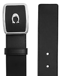 Coach Men's Signature Plaque Belt