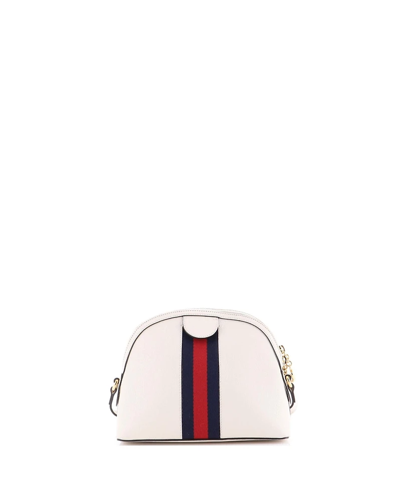 Pre-Owned Gucci Small Ophidia Dome Shoulder Bag Leather