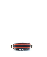 Pre-Owned Gucci Mini Attache Shoulder Bag Grommet Embellished Leather