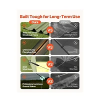 Slickblue Pop Up Gazebo Screen Tent with Carry Bag