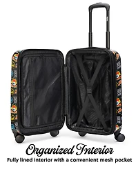 Von Dutch Jax Small Expandable Hardside Carry-On Spinner Suitcase