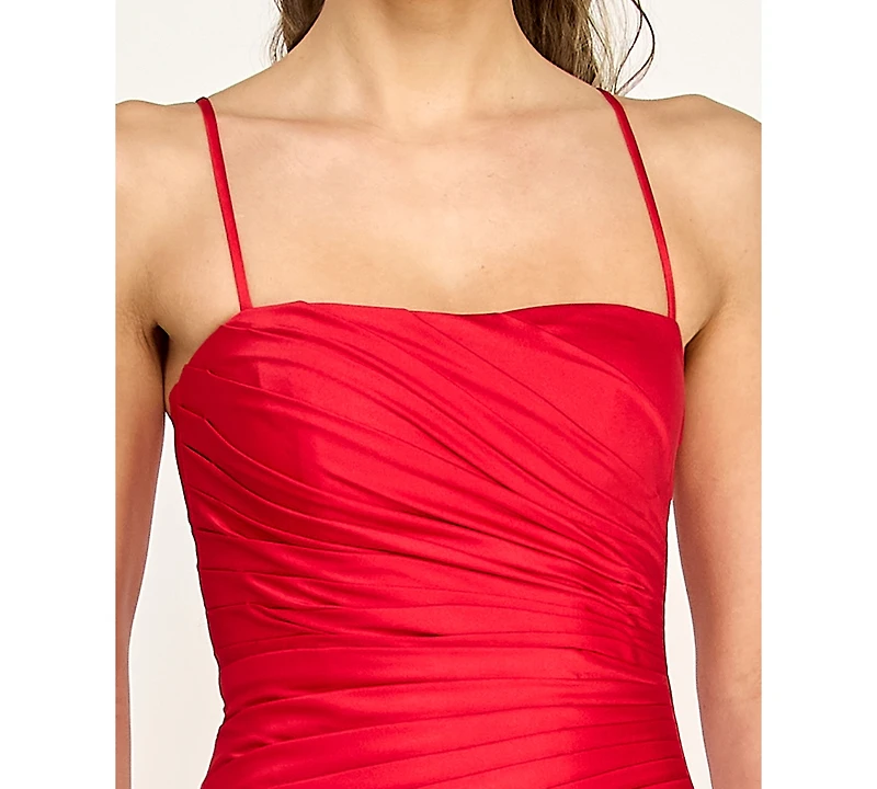 B Darlin Juniors' Square Neck Knit Gown