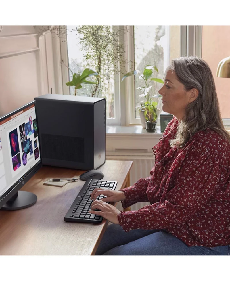 Hp OmniDesk Tower Desktop Intel Core i7 16GB Ram Intel Uhd Graphics 2TB Ssd Storage Windows 11 Pro