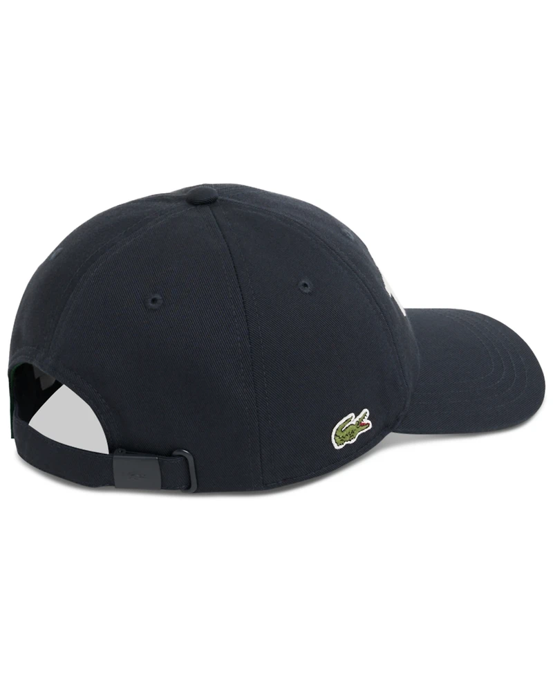 Lacoste Embroidered Twill 6-Panel Cotton Tennis Hat