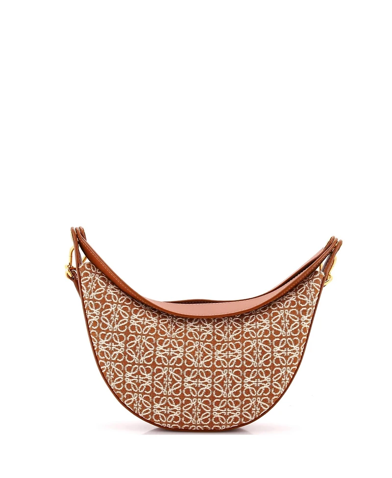 Pre-Owned Loewe Luna Hobo Anagram Jacquard