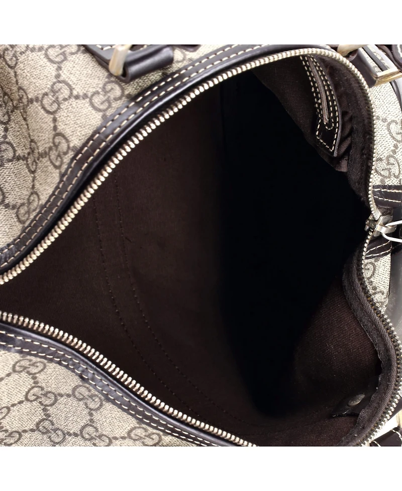 Pre-Owned Gucci Medium Joy Boston Bag Gg Coated Canvas