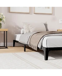 gaomon 6" Twin Metal Bed Frame, Heavy Duty with 600 Lbs Capacity, Steel Slats, No Box Spring, Noise Free, Sturdy.