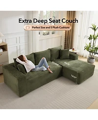 gaomon 108" Sectional Couches for Living Room