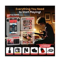 Pyle St Style 6-String Electric Guitar Kit with 5W Amplifier