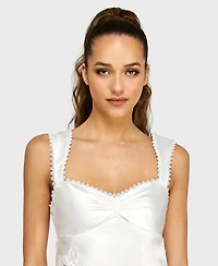 Alex & Sophia Juniors' Sweetheart Neck Short Dress