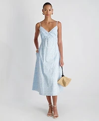 French Connection Women's Floral Print Midi Dress