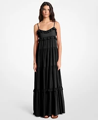 Michael Kors Women's Sleeveless Tiered Maxi Dress