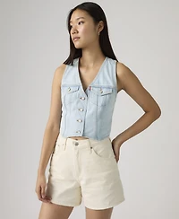 Levi's Women's Mainline V-Neck Cotton Racer Vest
