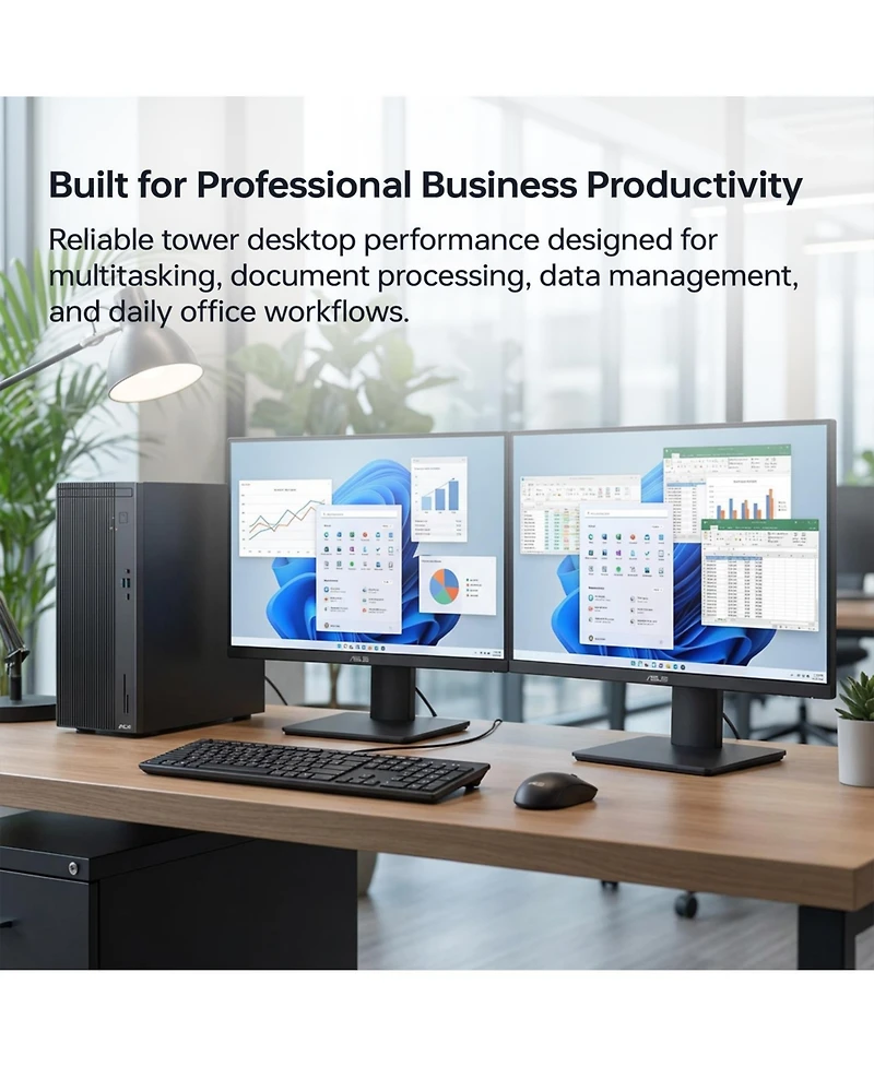 Asus V500 Tower Desktop Intel Core i7 16GB Ram Intel Uhd Graphics 512GB Ssd Storage Windows 11 Pro