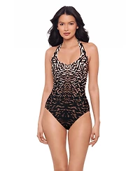 Miraclesuit Women's Utopia Scoop Neck Underwire One-Piece Swimsuit