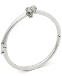 kate spade new york Silver Plated Pave Hinge Bangle Bracelet