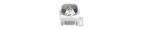 Cumrige Self Cleaning Litter Box,95L Automatic Cat Litter Box Self Cleaning for Multiple Cats, with Safety Protection,App Control