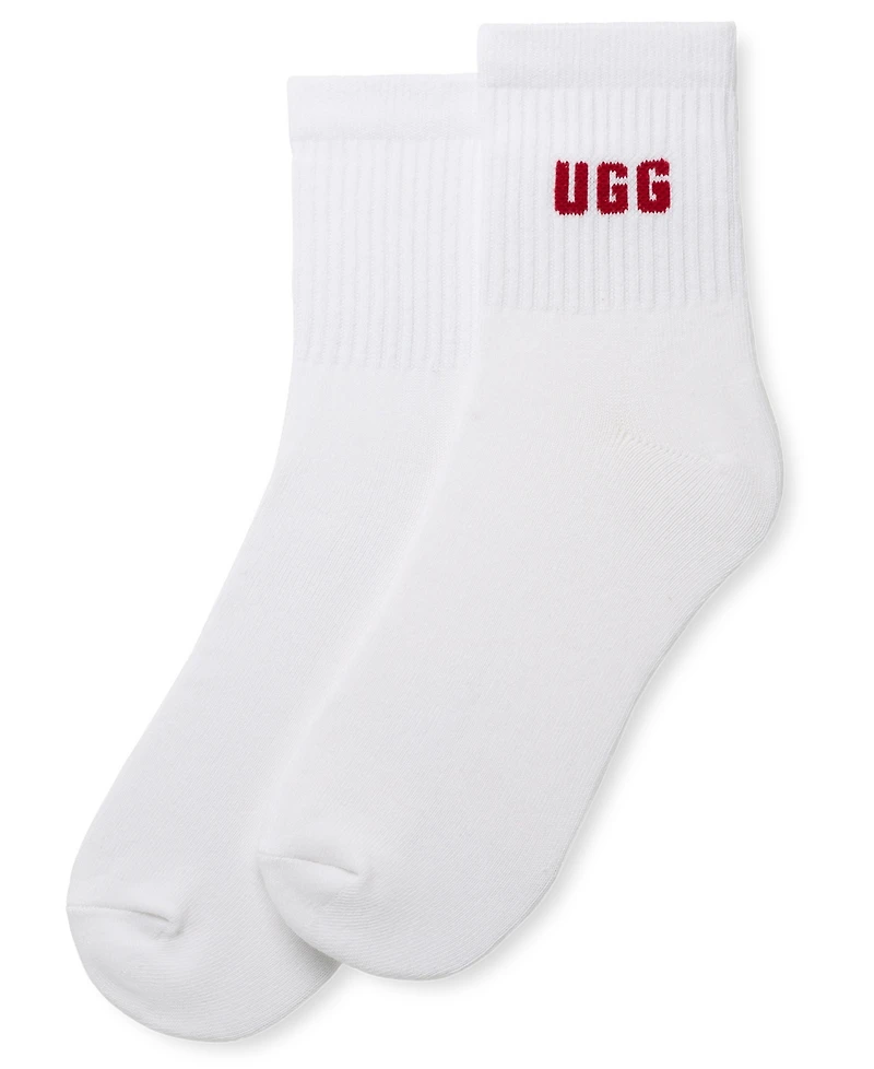 Ugg Women's 2-Pack Quinlin Logo Quarter Socks