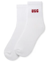 Ugg Women's 2-Pack Quinlin Logo Quarter Socks