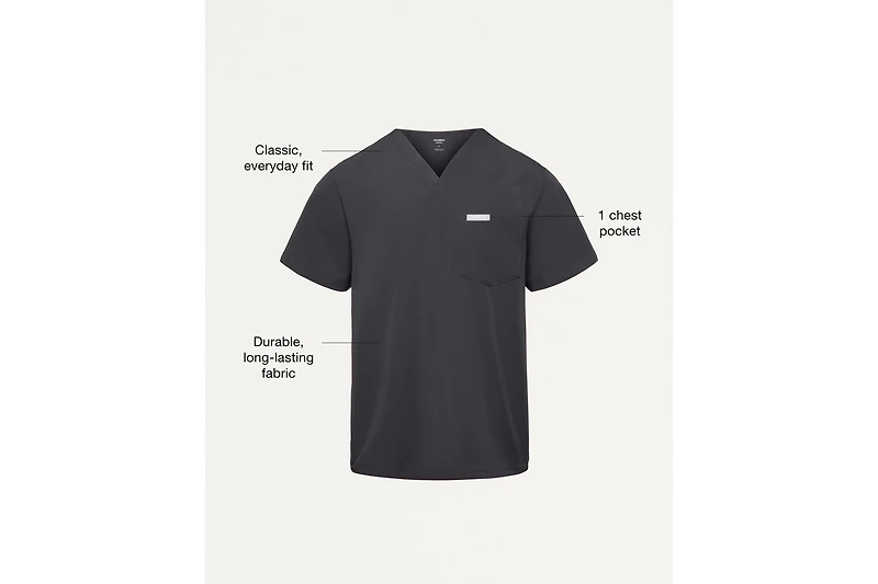 Jaanuu Men's Ultra last Essential Performance 5-Pocket Scrub Set