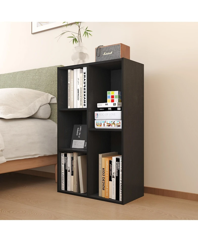 Homlux 5 Cube Storage Bookshelf Kids Toy Organizer Horizontal Vertical