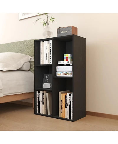 Homlux 5 Cube Storage Bookshelf Kids Toy Organizer Horizontal Vertical