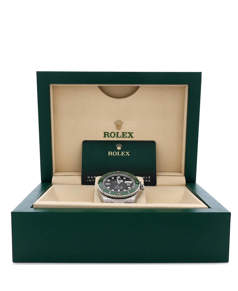 Pre-Owned Rolex Oyster Perpetual Submariner Starbucks Date Automatic Watch in Stainless Steel and Cerachrom 41mm
