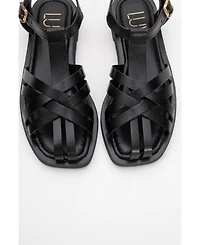 Forever & Always Shoes Women's Andres Leather Sandal