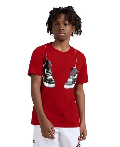 Jordan Boys' 8-20 Shoe Strings Crewneck T-Shirt