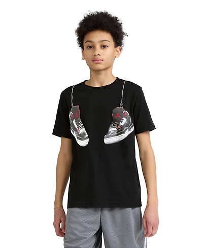Jordan Boys' 8-20 Shoe Strings Crewneck T-Shirt