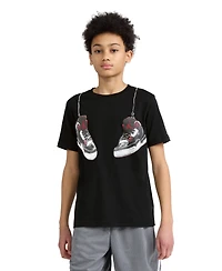Jordan Boys' 8-20 Shoe Strings Crewneck T-Shirt