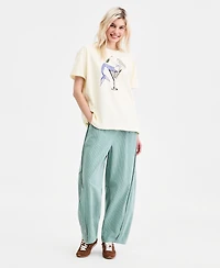 Free People Women's Best Coast Graphic Print Cotton T-Shirt