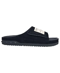 True Religion Men's Cudi Velcro Strap Srs Logo Patch Sandal