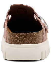 Birkenstock Women's Boston Chunky Suede Leather Platform Clog from Finish Line