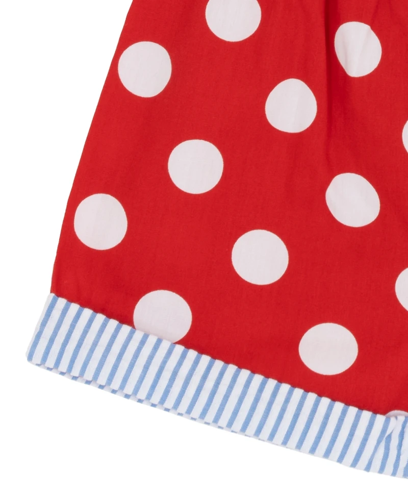 Rare Editions Baby Girls' Flutter Sleeve Top and Elastic Waistband Shorts, 2-Piece Set