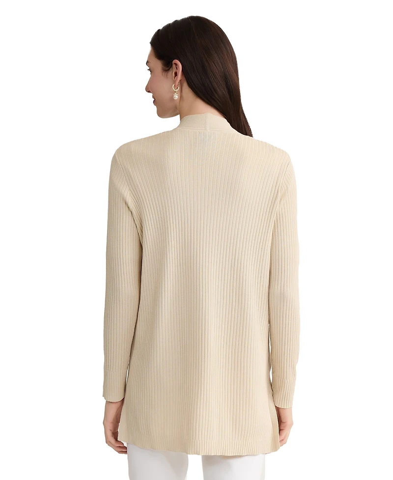 Jones New York Women's Long-Sleeve Collarless Cardigan