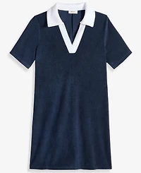On 34th Women's Terry Relaxed Polo Dress, Macy's Exclusive