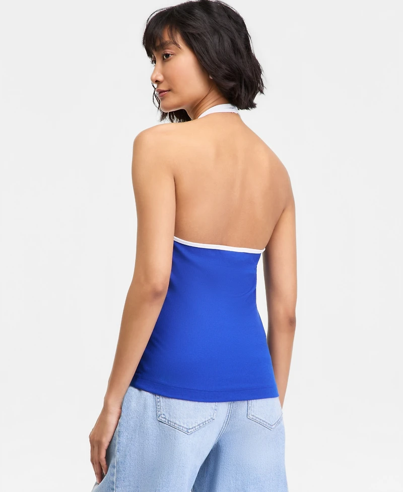 On 34th Women's V-Neck Halter Top, Exclusively at Macy's