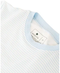 Motette Baby Boys Seaside Stripe Lounger Bamboo Sweatsuit